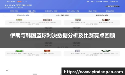 伊朗与韩国篮球对决数据分析及比赛亮点回顾